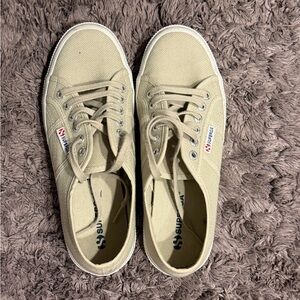 Superga Tan Low Top Sneakers